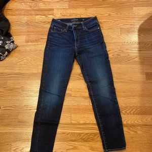 Lucky Brand blue jeans.